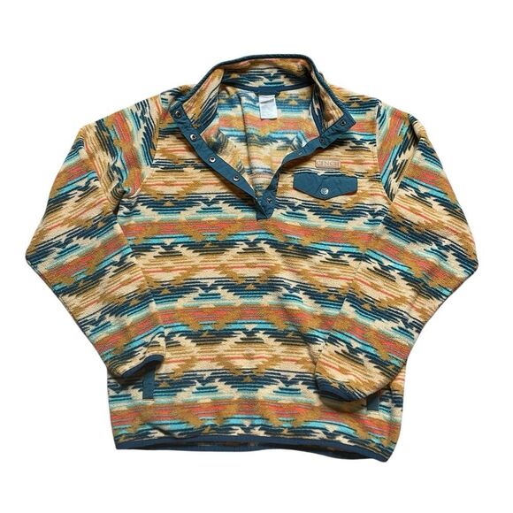 Cinch Multicolor Patterned Snap Pullover Size XL - Picture 1 of 7